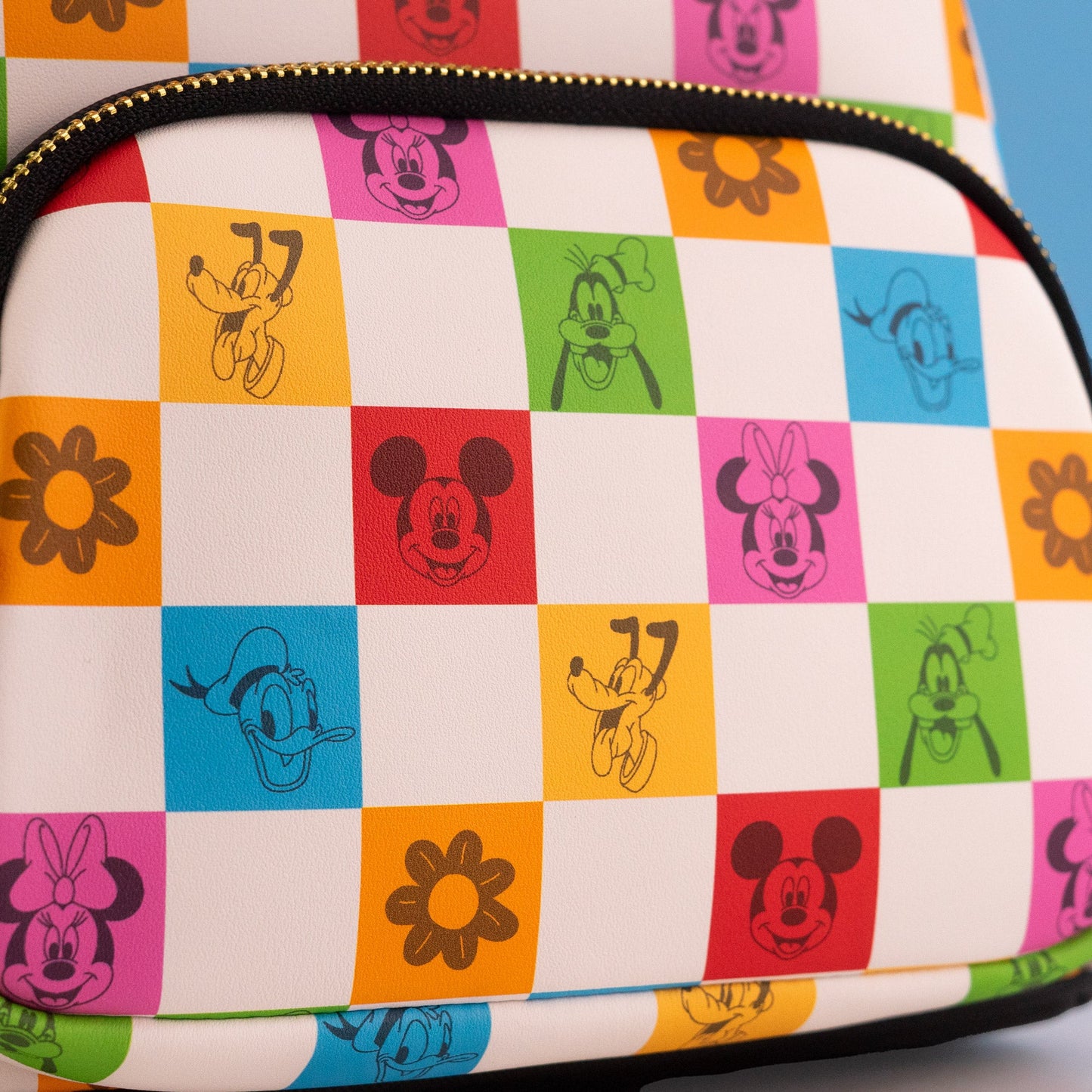 Loungefly x Disney Mickey & Friends Colorblock Party Mini Backpack - GeekCore