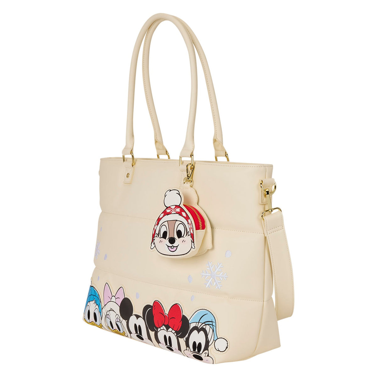 Loungefly x Disney Mickey & Friends Puff Quilt Tote Bag - GeekCore