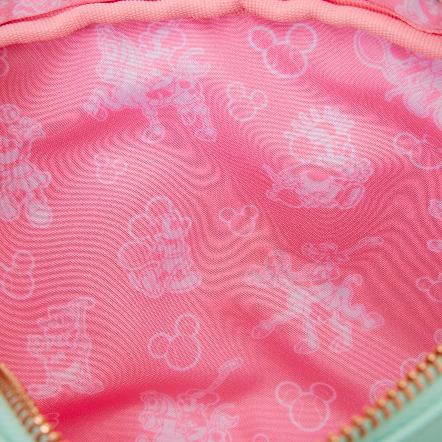 Loungefly x Disney Mickey & Friends Tennis Sling Crossbody Bag With Coin Bag - GeekCore