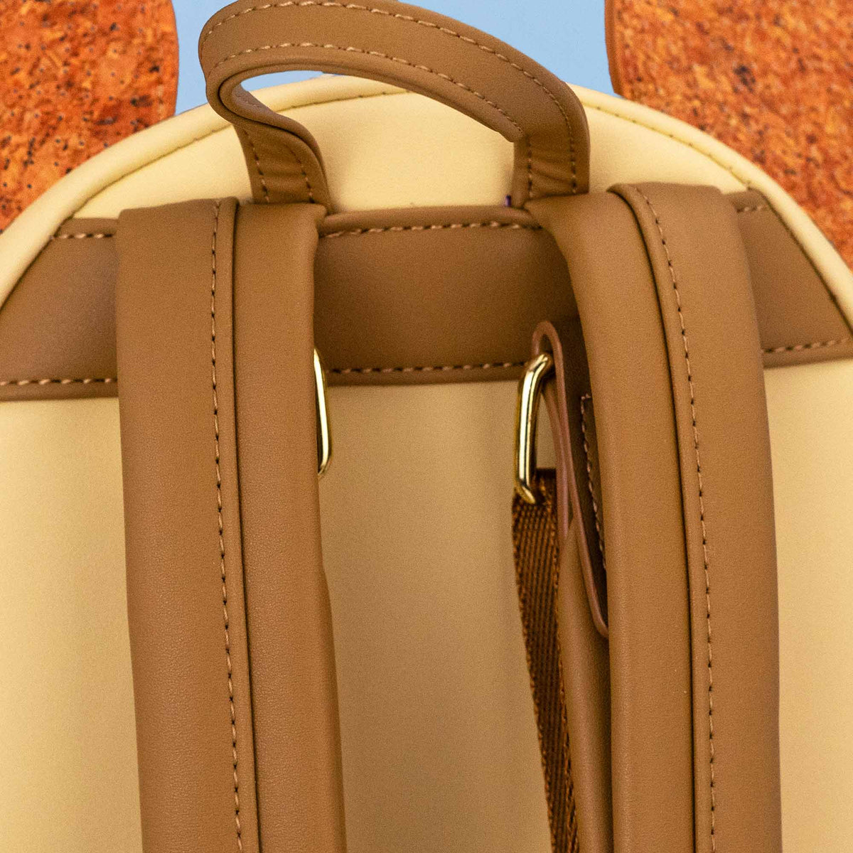 Loungefly x Disney Mickey Mouse Brown Cork Cosplay Pin Trader Mini Backpack - GeekCore