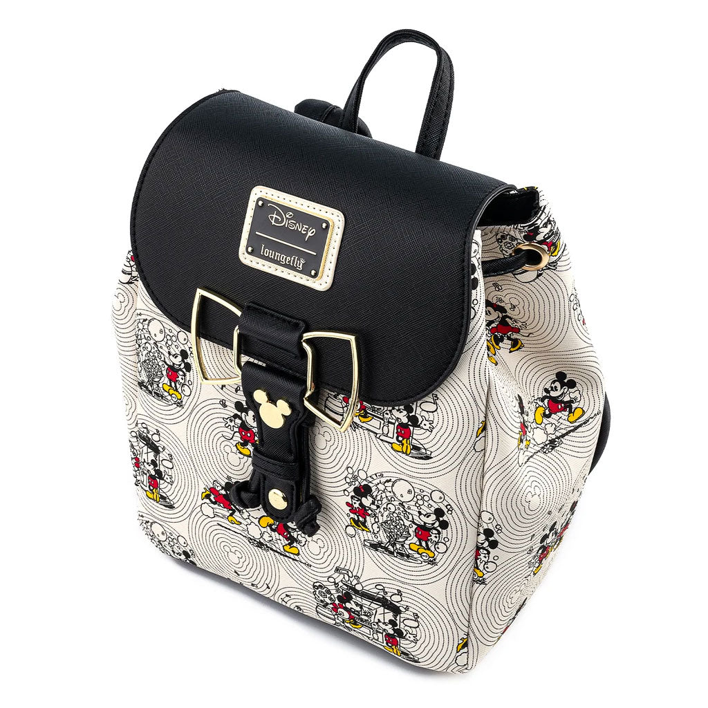 Loungefly x Disney Mickey Mouse Hardware Bow Backpack - GeekCore