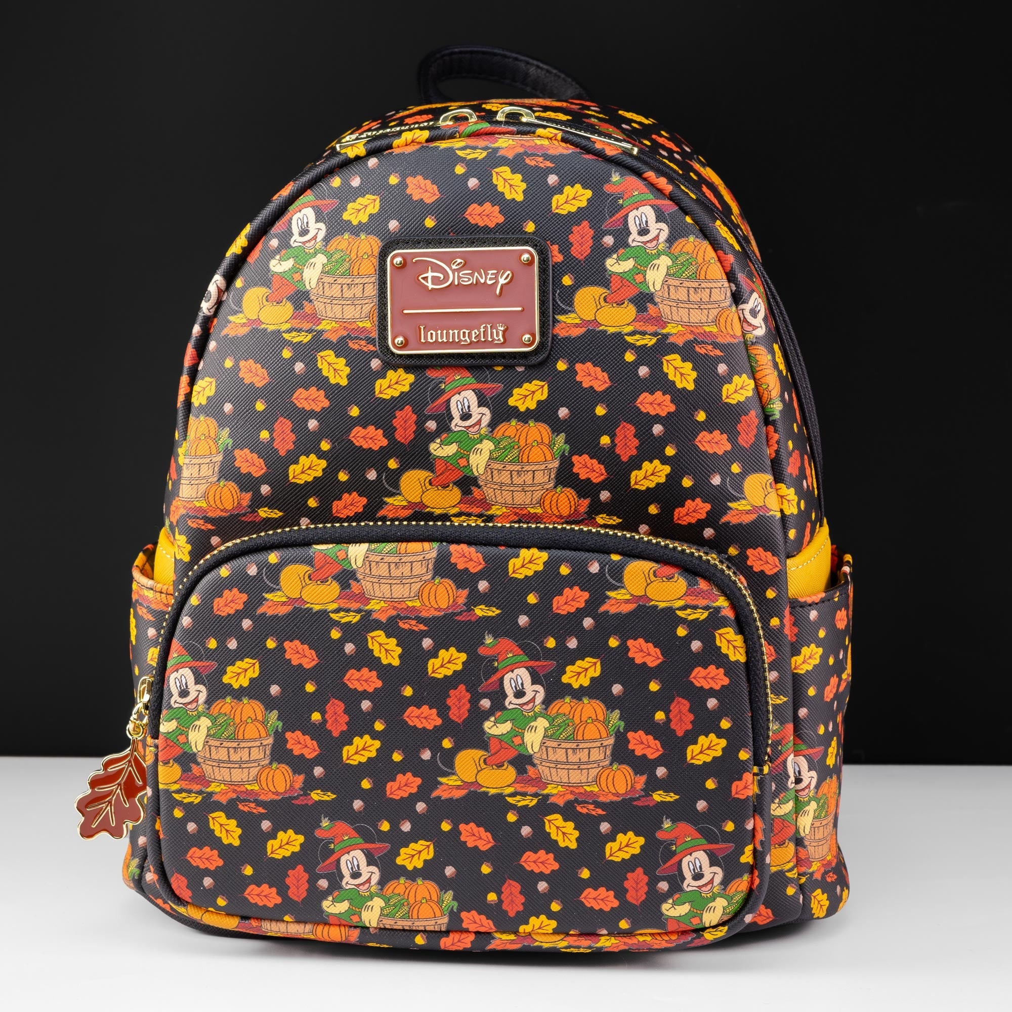 Loungefly x Disney Mickey Mouse Scarecrow AOP Mini Backpack - GeekCore