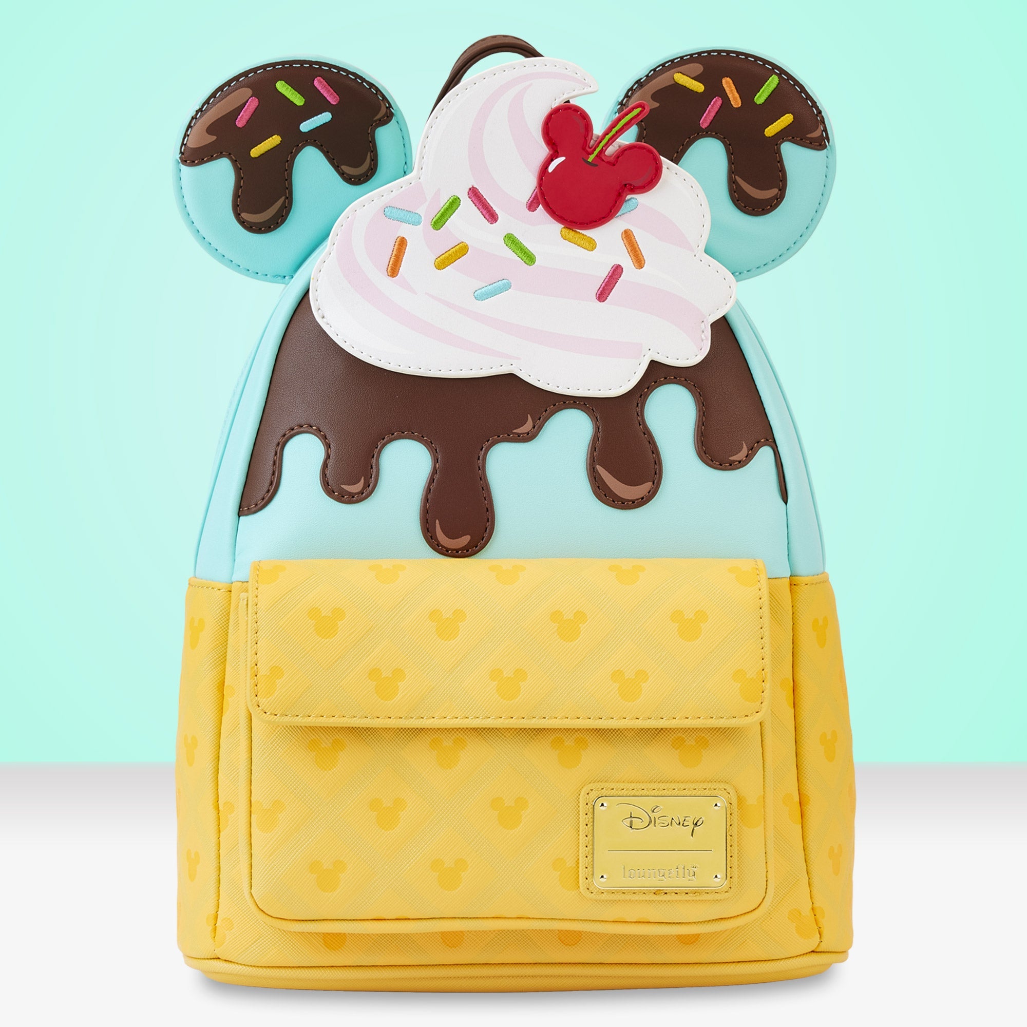 Loungefly x Disney Mickey Mouse Sweet Treats Ice Cream Mini Backpack - GeekCore