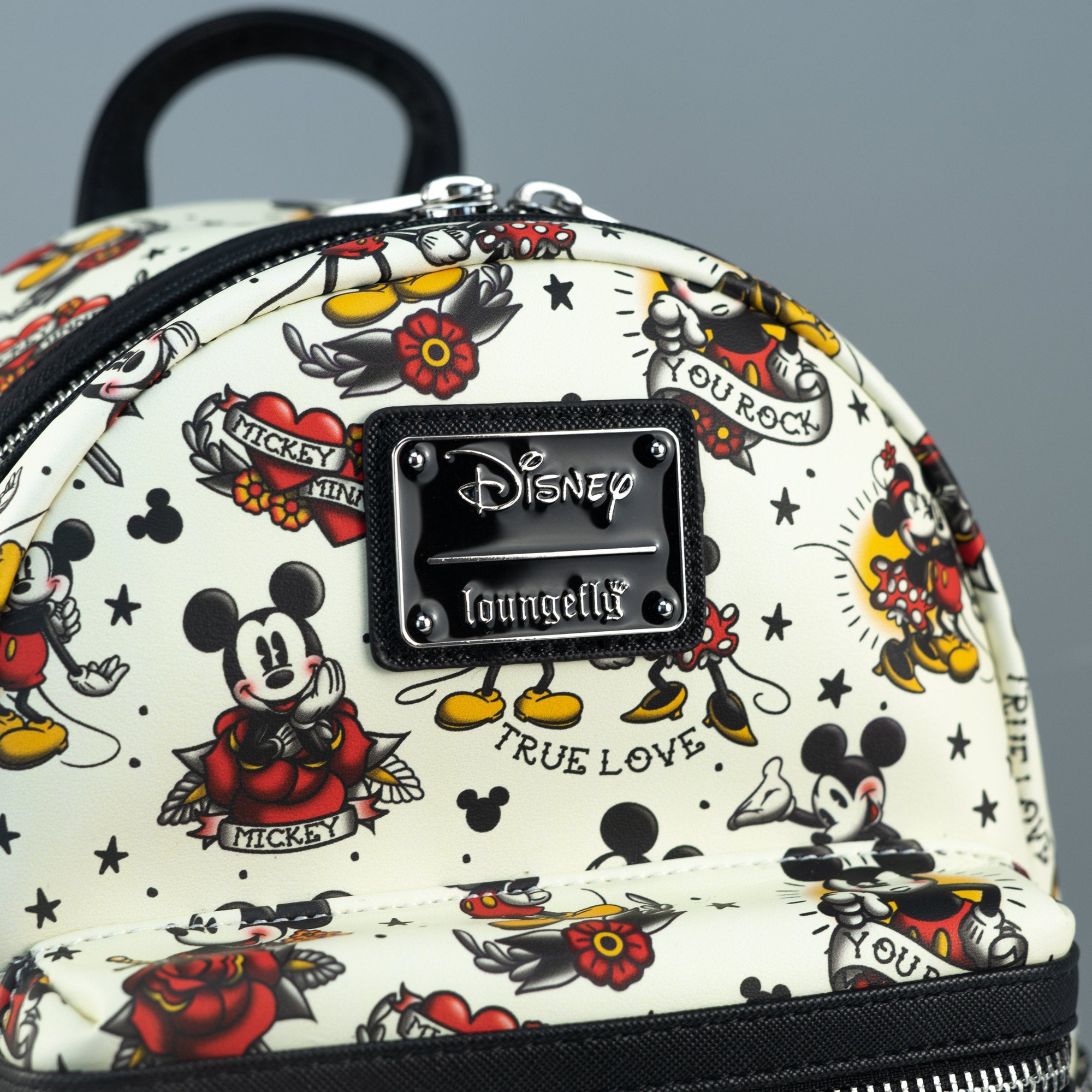 Loungefly x Disney Mickey Mouse Tattoo Art Mini Backpack - GeekCore