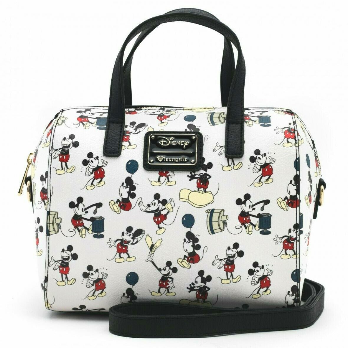 Loungefly x Disney Mickey Print Handbag - GeekCore