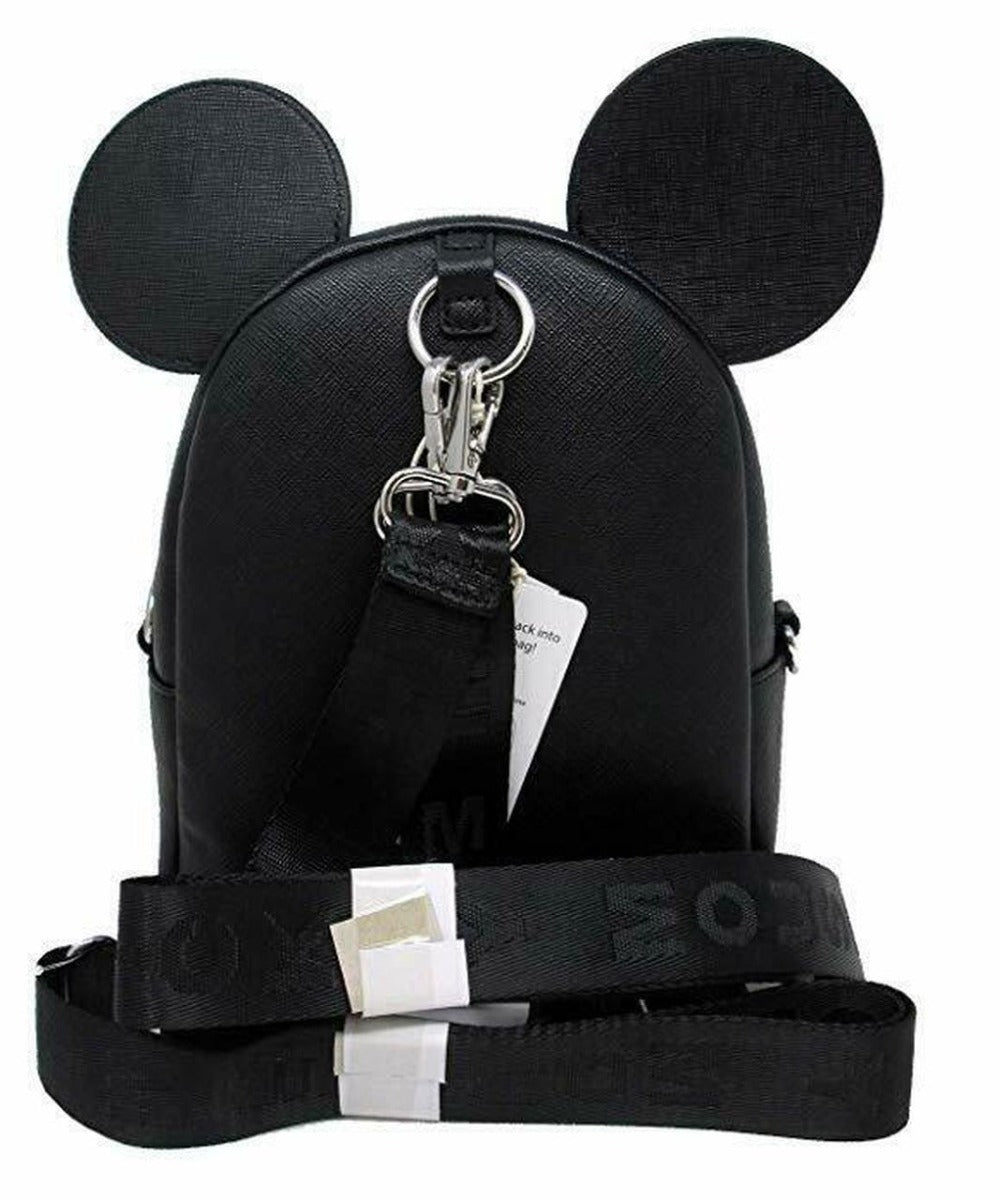 Loungefly x Disney Mickey Red & Black Convertible Mini Backpack - GeekCore