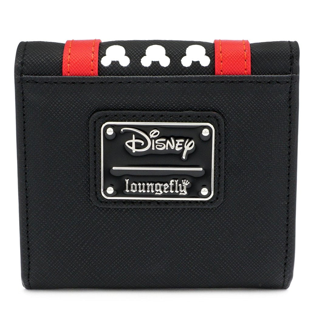 Loungefly x Disney Mickey Red & Black Trifold Purse - GeekCore