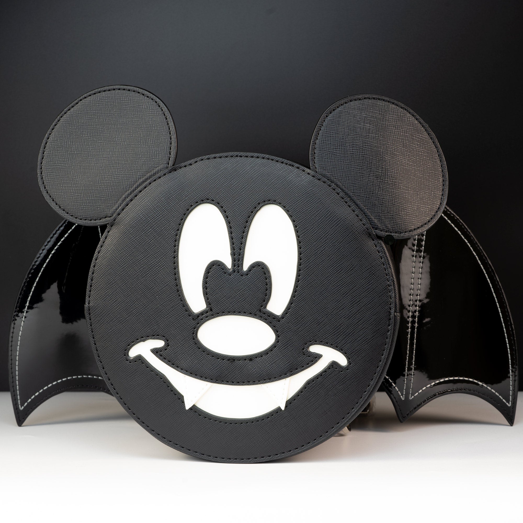 Loungefly x Disney Mickey Vampire Bat Convertible Mini Backpack - GeekCore