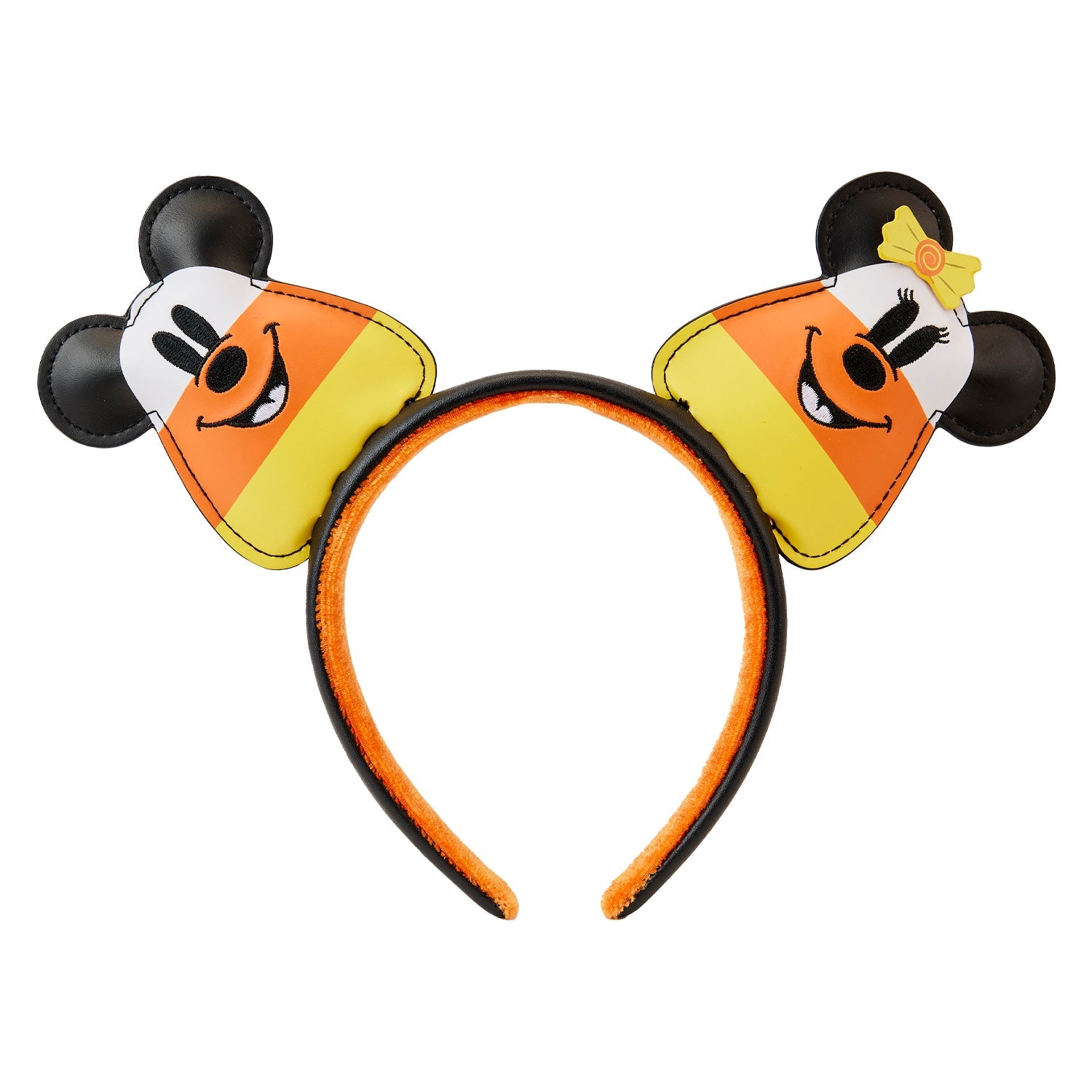 Loungefly x Disney Minnie and Minnie Mouse Candy Corn Ears Headband - GeekCore