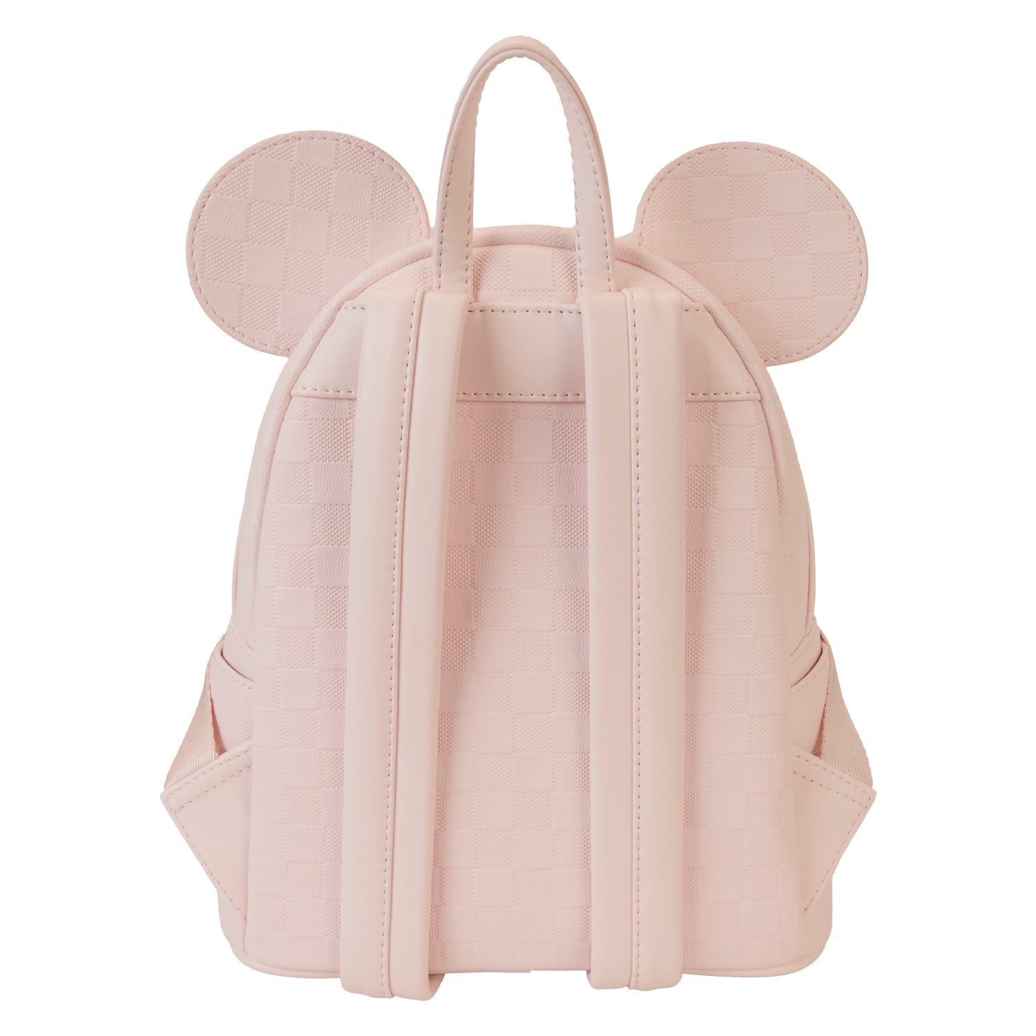 Loungefly x Disney Minnie Ear Pink Damier Mini Backpack - GeekCore