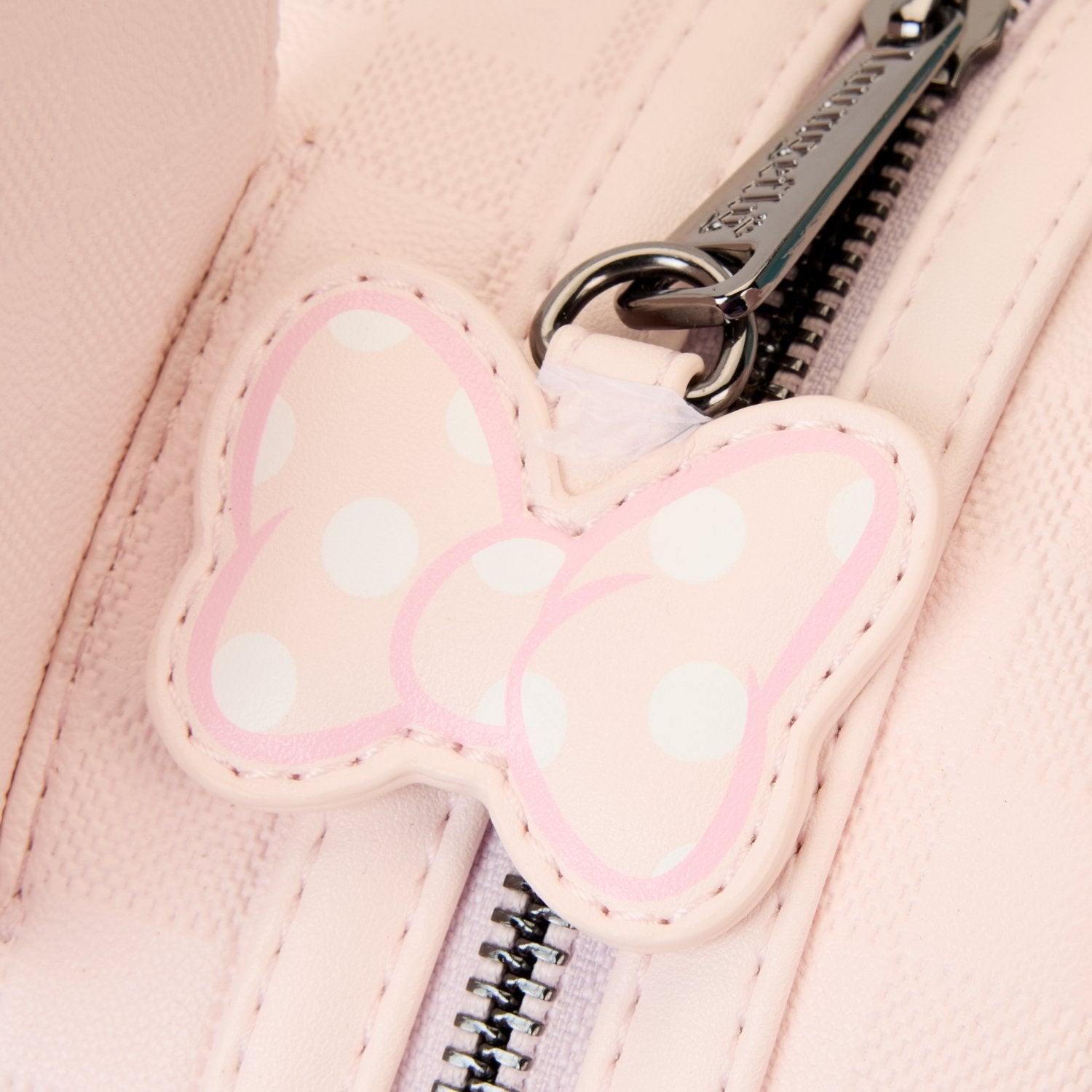 Loungefly x Disney Minnie Ear Pink Damier Mini Backpack - GeekCore