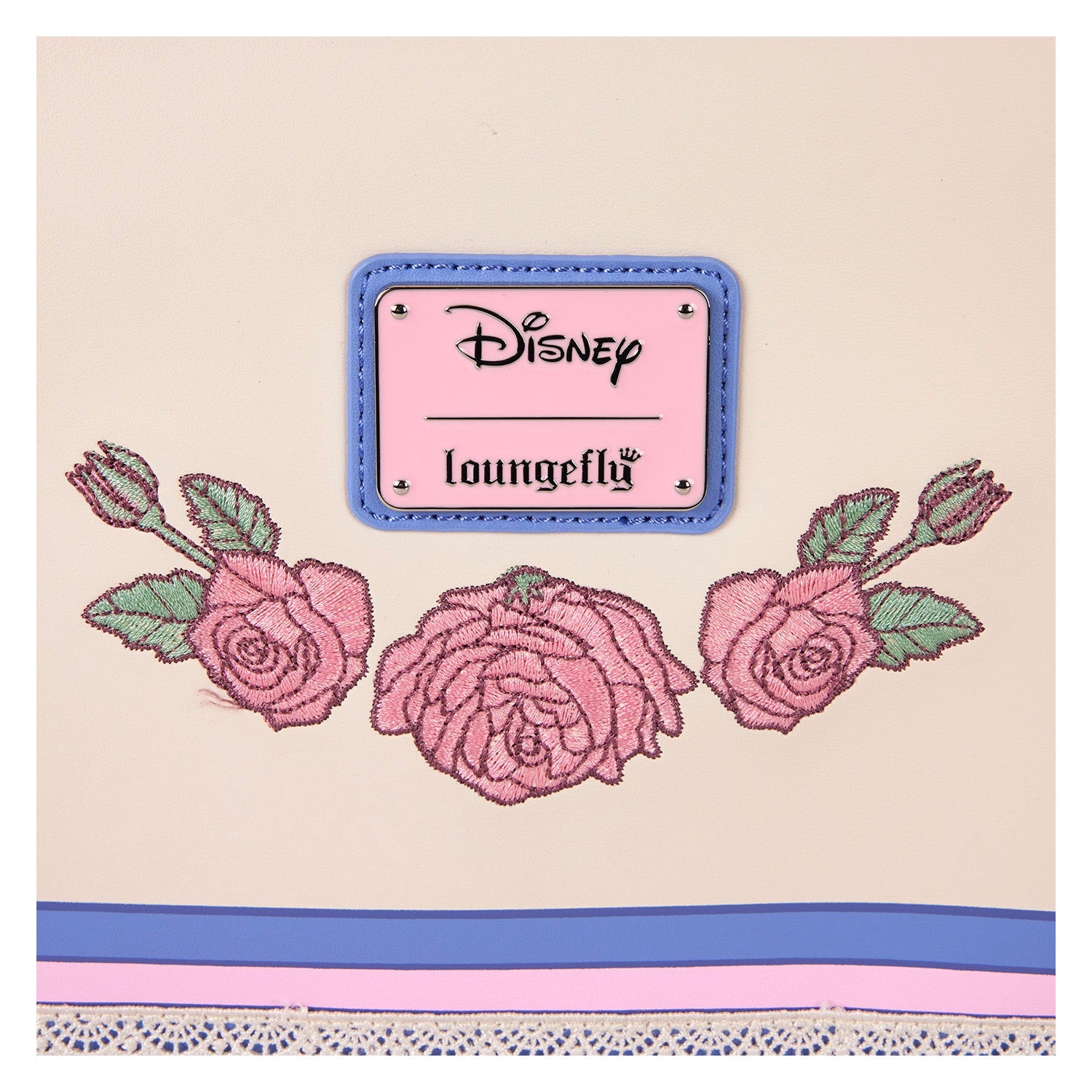 Loungefly x Disney Minnie Floral and Lace Ears Crossbody Bag - GeekCore