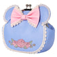 Loungefly x Disney Minnie Floral and Lace Kisslock Crossbody Bag - GeekCore