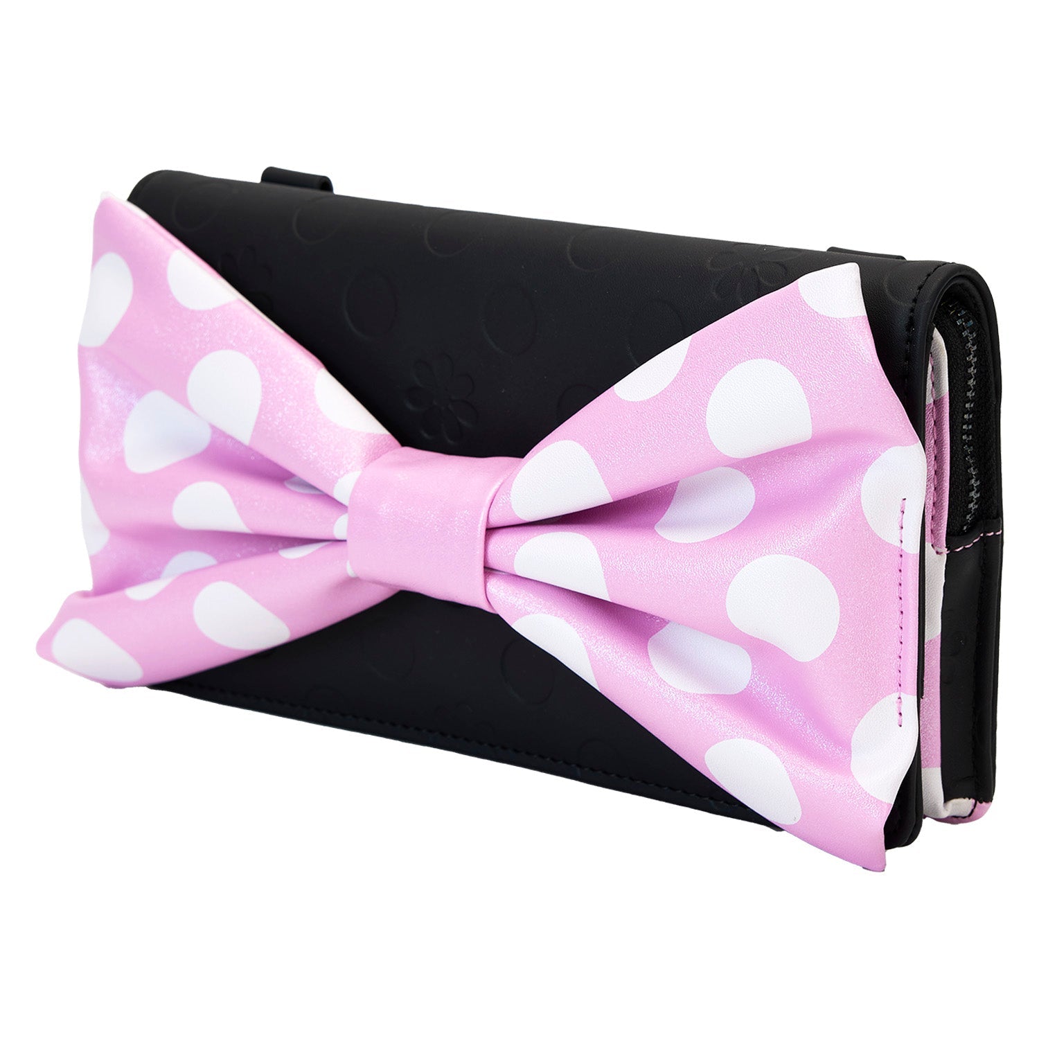 Loungefly x Disney Minnie Floral Rock the Dots Clutch Crossbody Bag - GeekCore