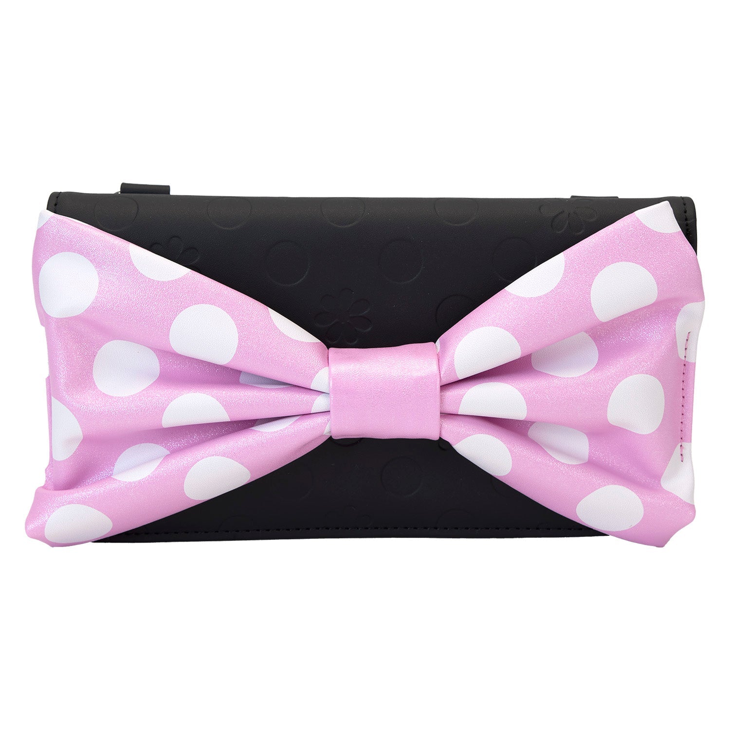 Loungefly x Disney Minnie Floral Rock the Dots Clutch Crossbody Bag - GeekCore