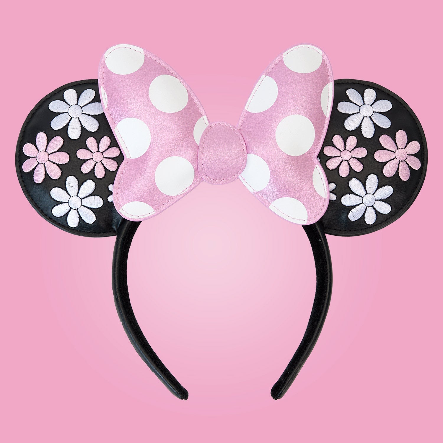 Loungefly x Disney Minnie Floral Rock the Dots Headband - GeekCore