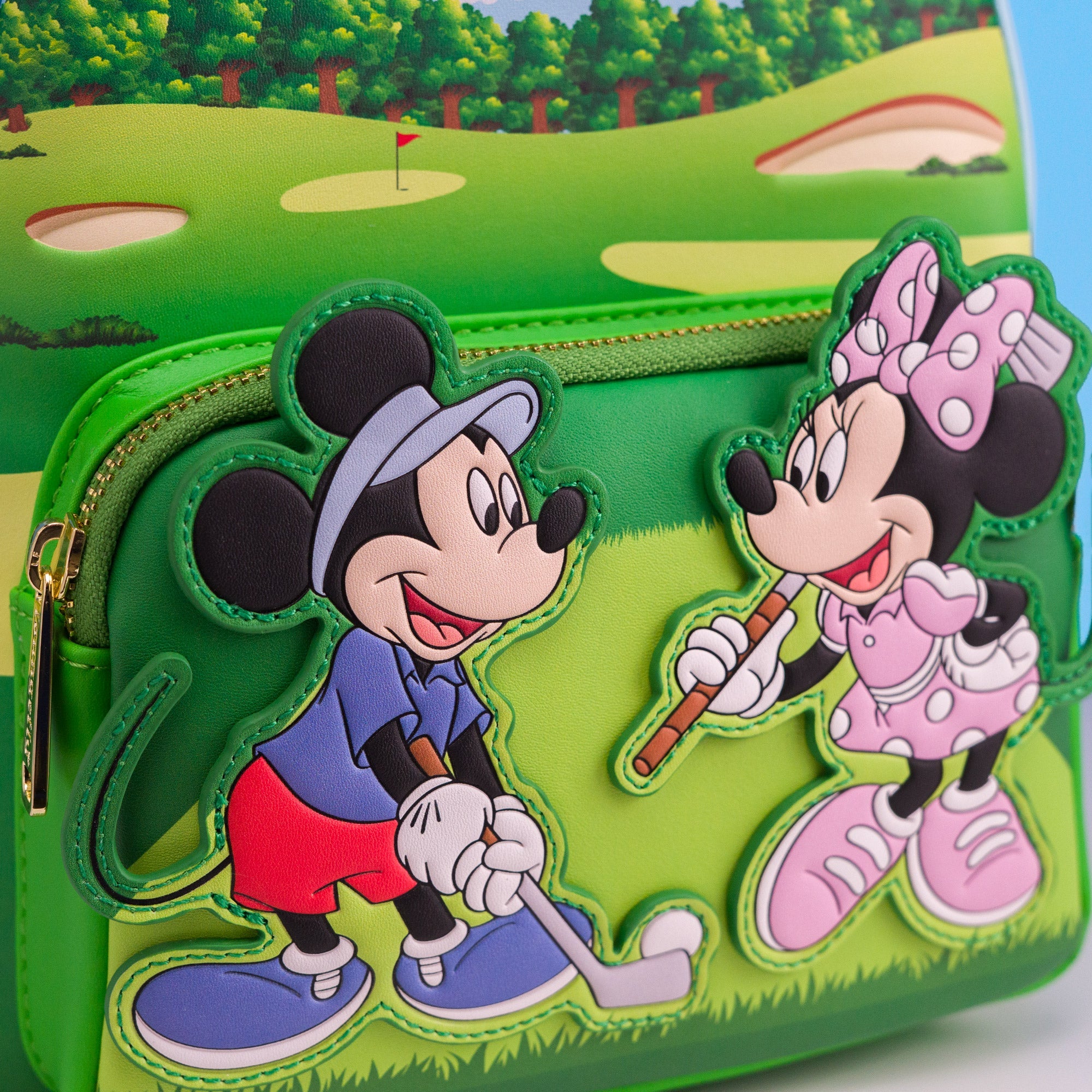 Loungefly x Disney Minnie & Mickey Golf Mini Backpack - GeekCore