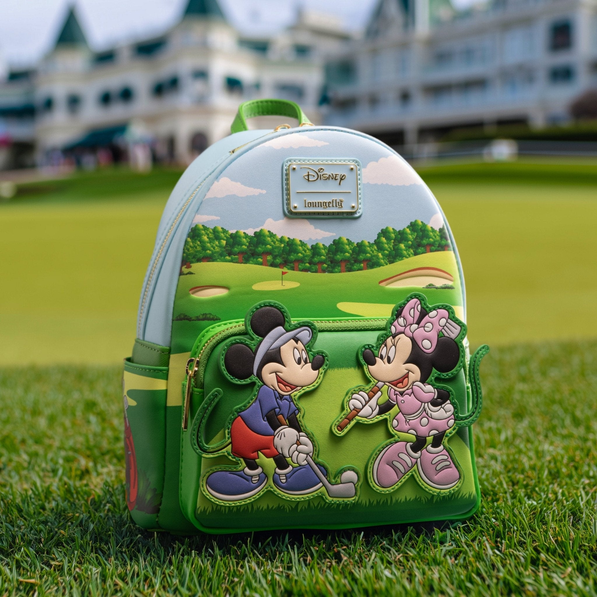 Loungefly x Disney Minnie & Mickey Golf Mini Backpack - GeekCore