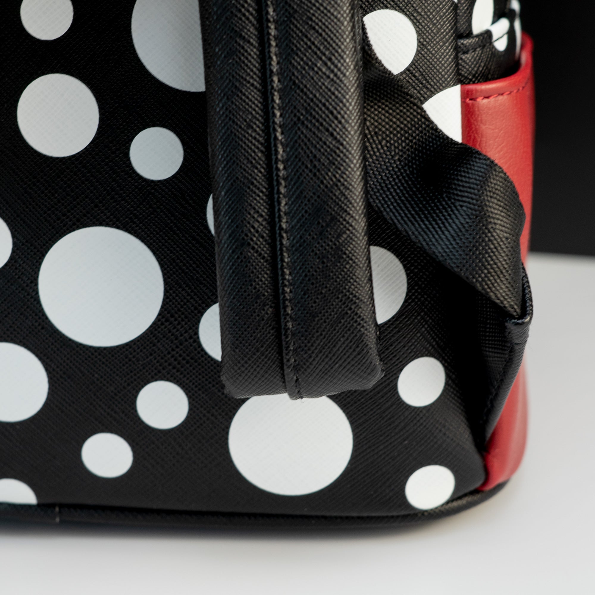 Loungefly x Disney Minnie Mouse Black Polka Dot Mini Backpack - GeekCore