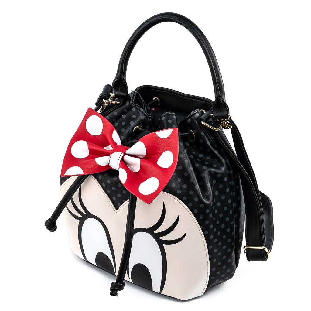 Loungefly x Disney Minnie Mouse Bow Bucket Bag - GeekCore