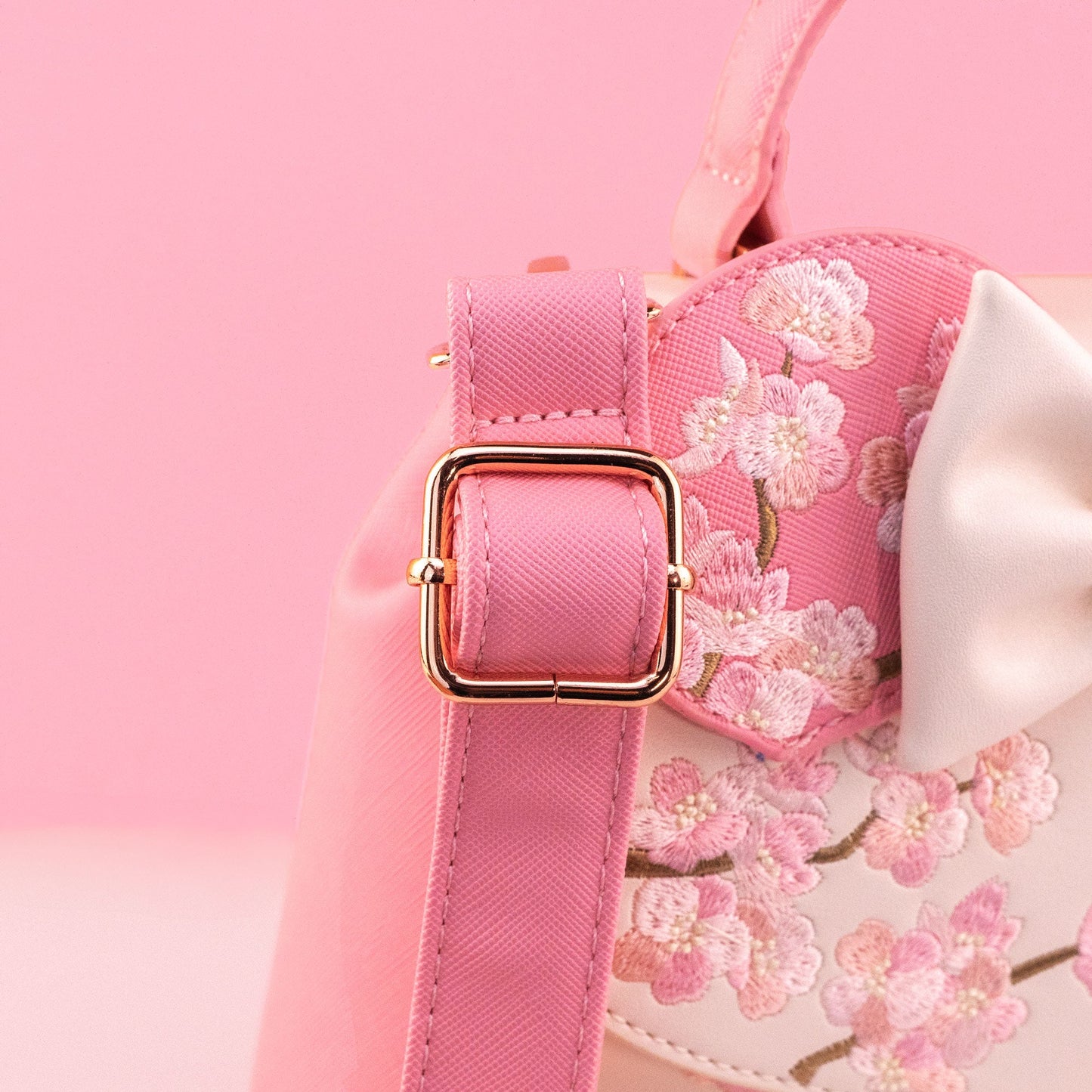 Loungefly x Disney Minnie Mouse Cherry Blossom Cosplay Crossbody Handbag - GeekCore