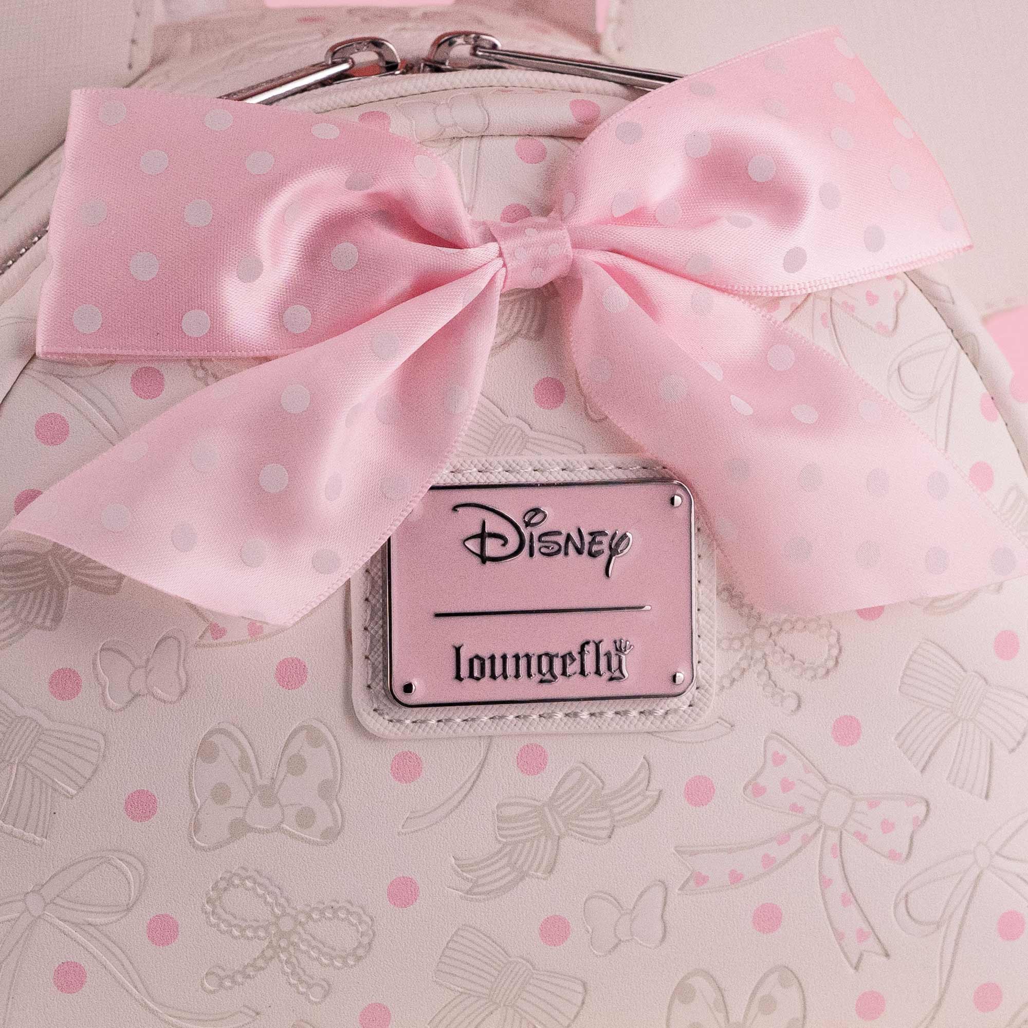 Loungefly x Disney Minnie Mouse Coquette Bow Mini Backpack - GeekCore