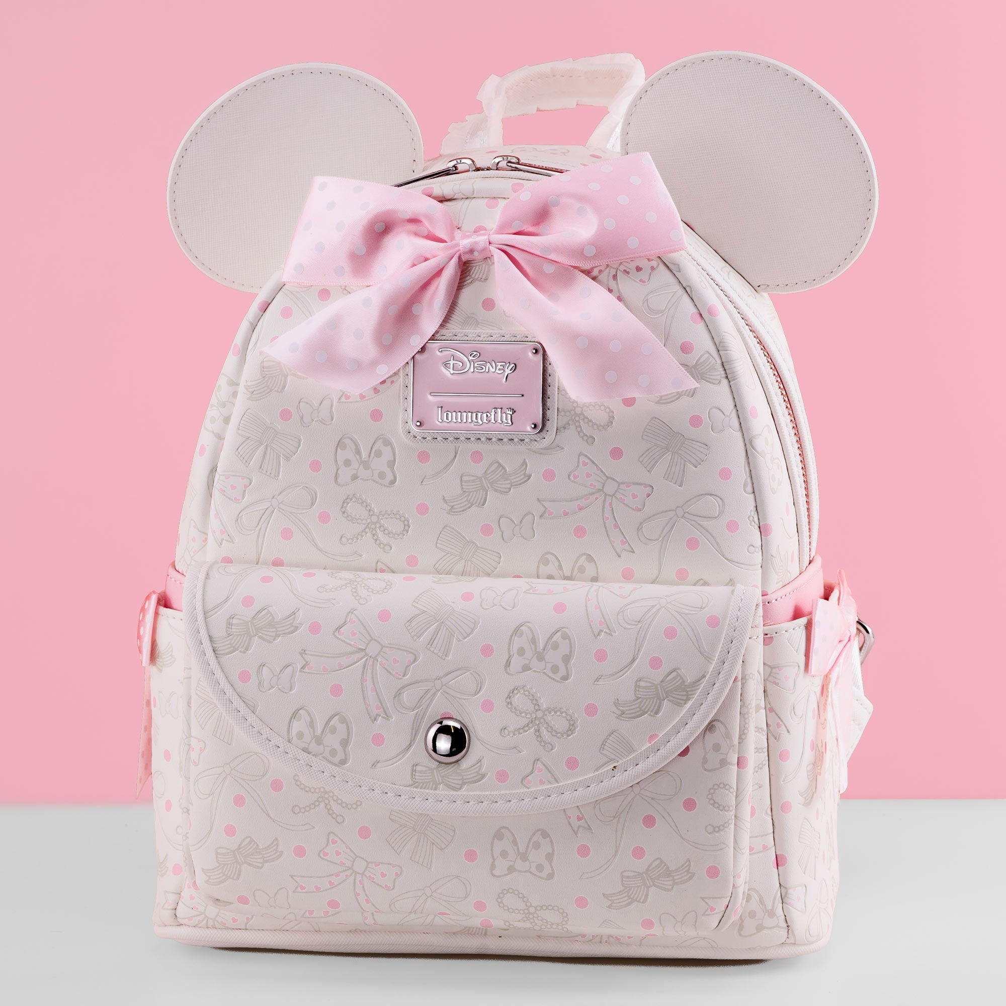 Loungefly x Disney Minnie Mouse Coquette Bow Mini Backpack - GeekCore