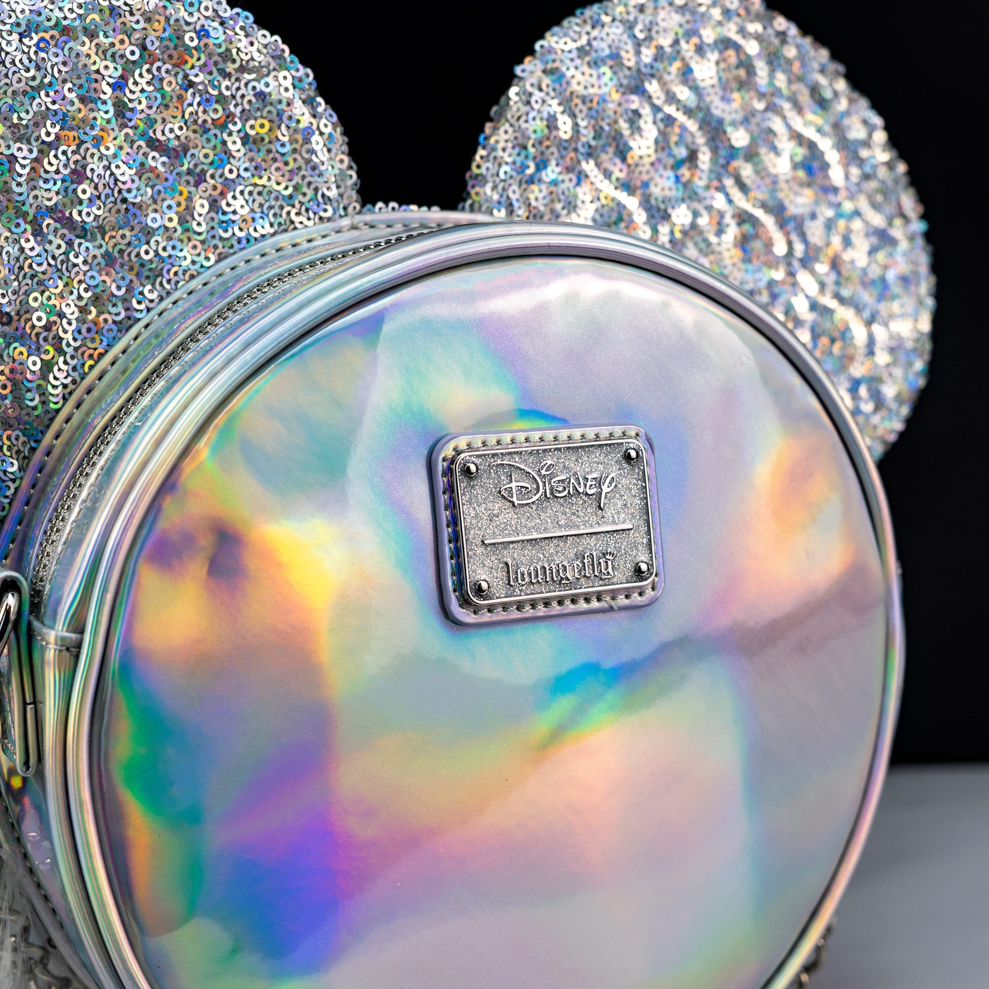 Loungefly x Disney Minnie Mouse Holographic Sequin Crossbody Bag - GeekCore