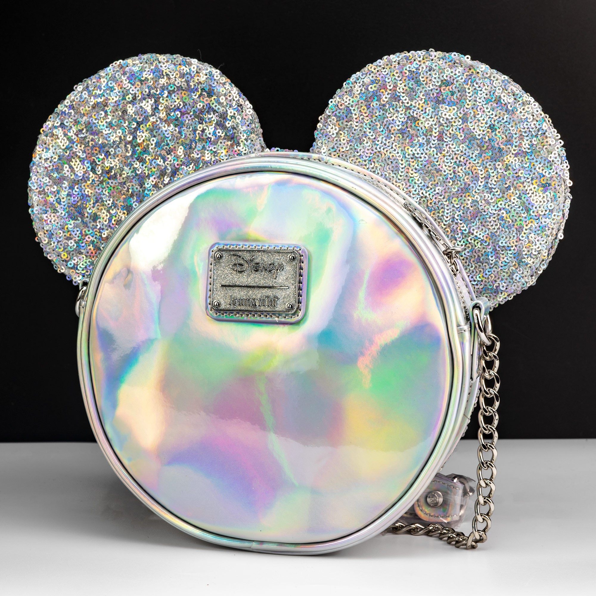 Loungefly x Disney Minnie Mouse Holographic Sequin Crossbody Bag - GeekCore