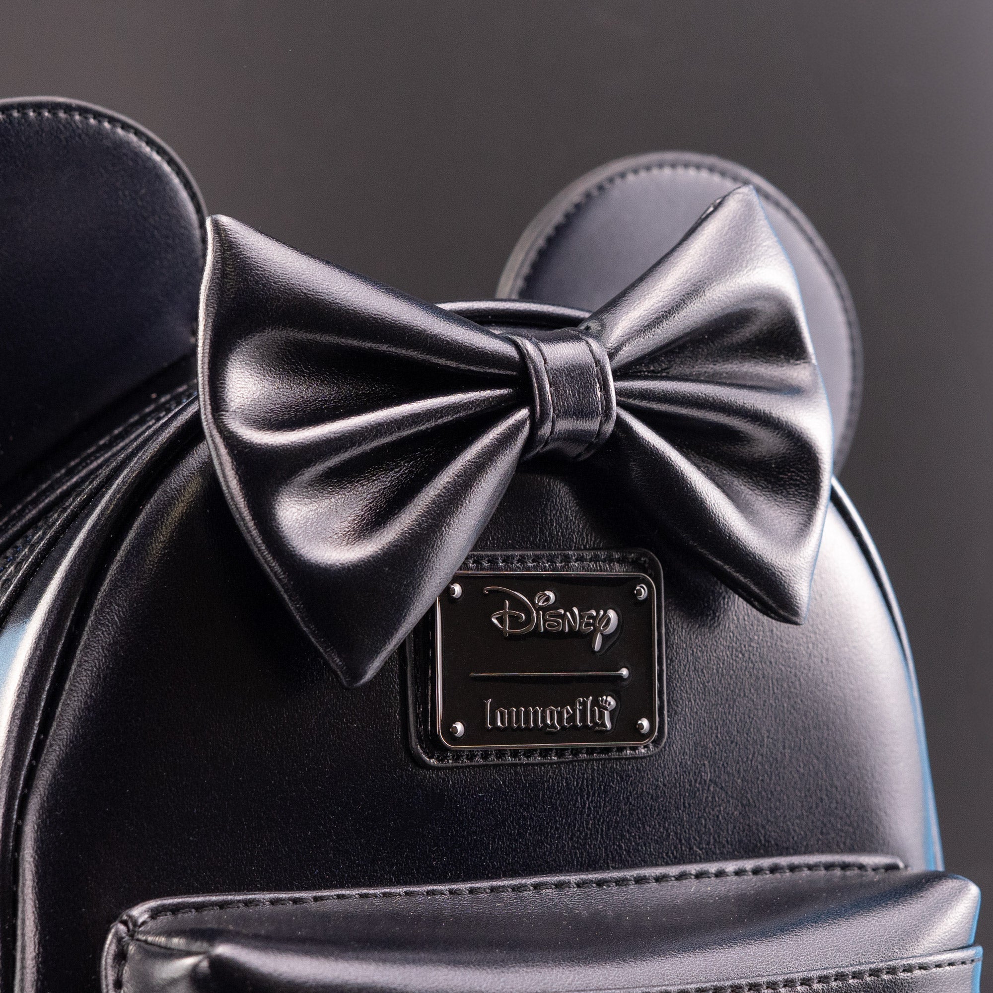 Loungefly x Disney Minnie Mouse Midnight Black Quilted Mini Backpack - GeekCore