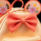 Loungefly x Disney Minnie Mouse Peach Floral Mini Backpack - GeekCore
