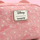 Loungefly x Disney Minnie Mouse Pink Debossed Bows Cosmetic Bag - GeekCore