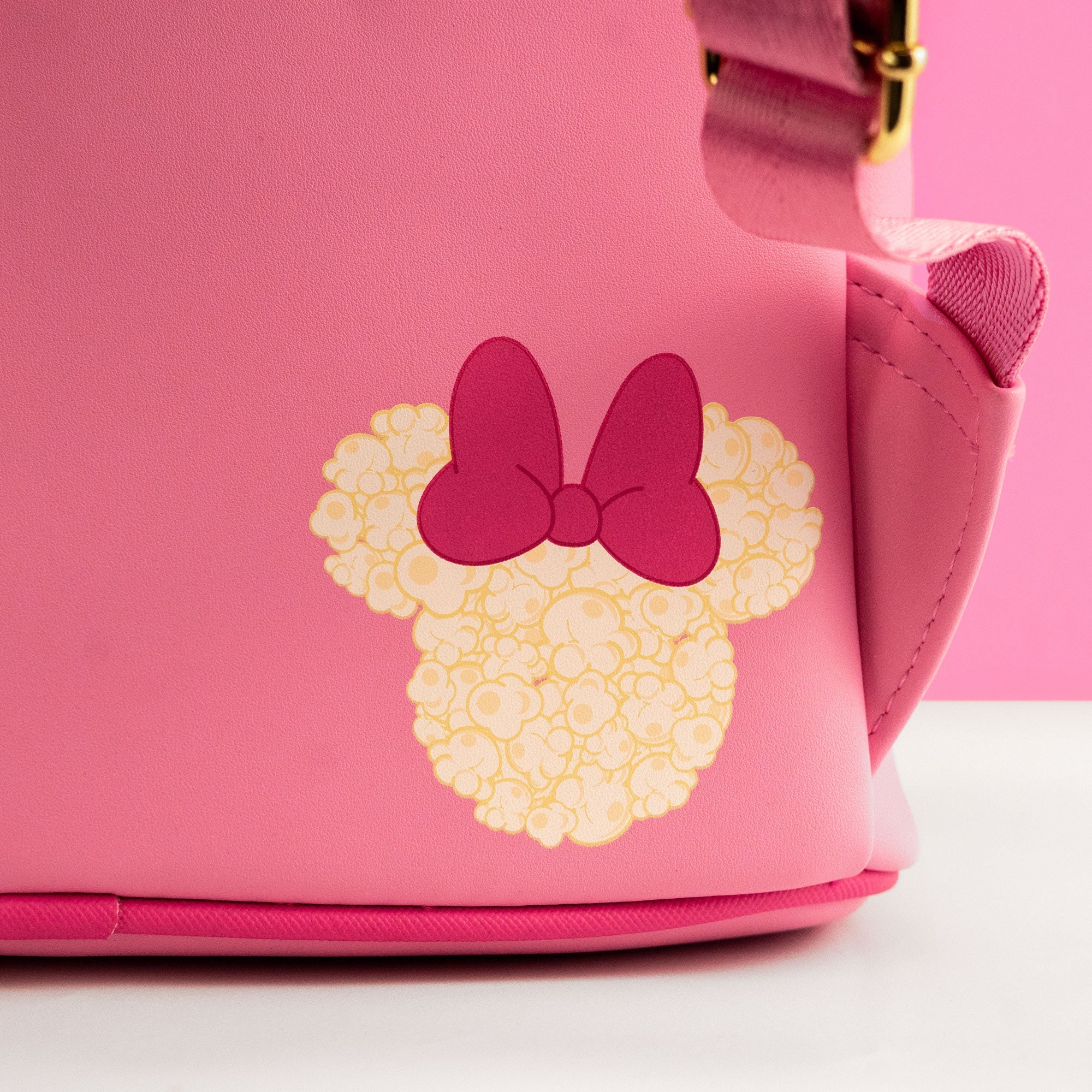 Loungefly x Disney Minnie Mouse Pink Popcorn Bucket Mini Backpack - GeekCore