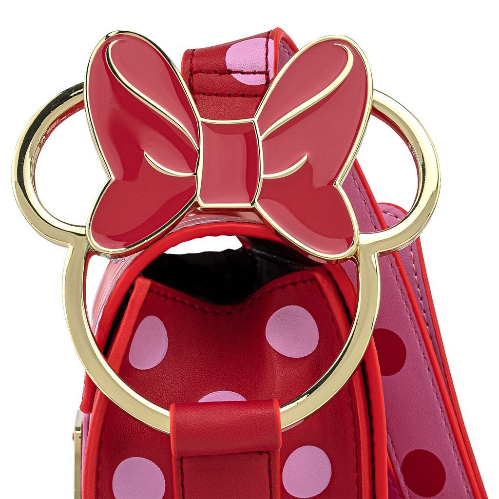 Loungefly x Disney Minnie Mouse Polka Dot Bow Handbag - GeekCore