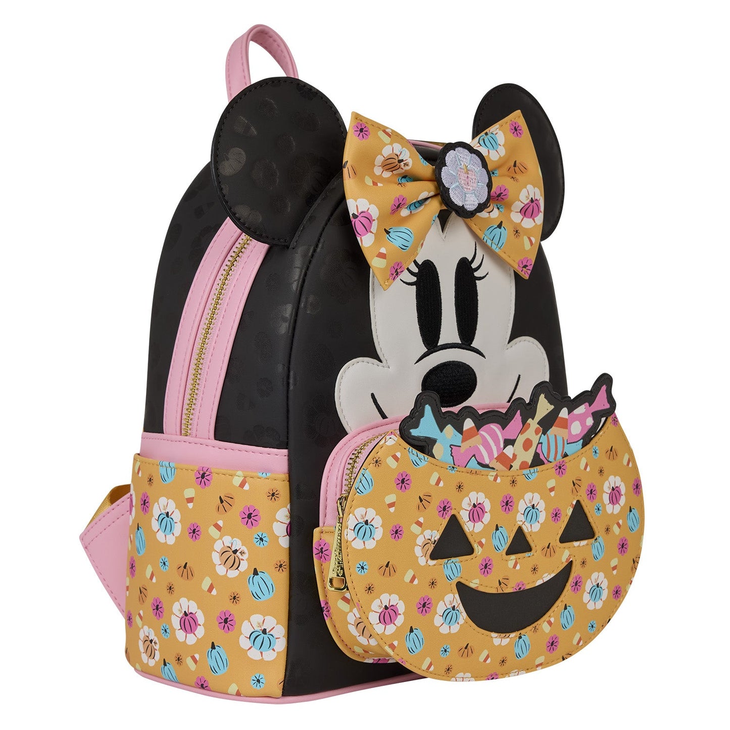 Loungefly x Disney Minnie Mouse Pumpkin Sketches Mini Backpack - GeekCore