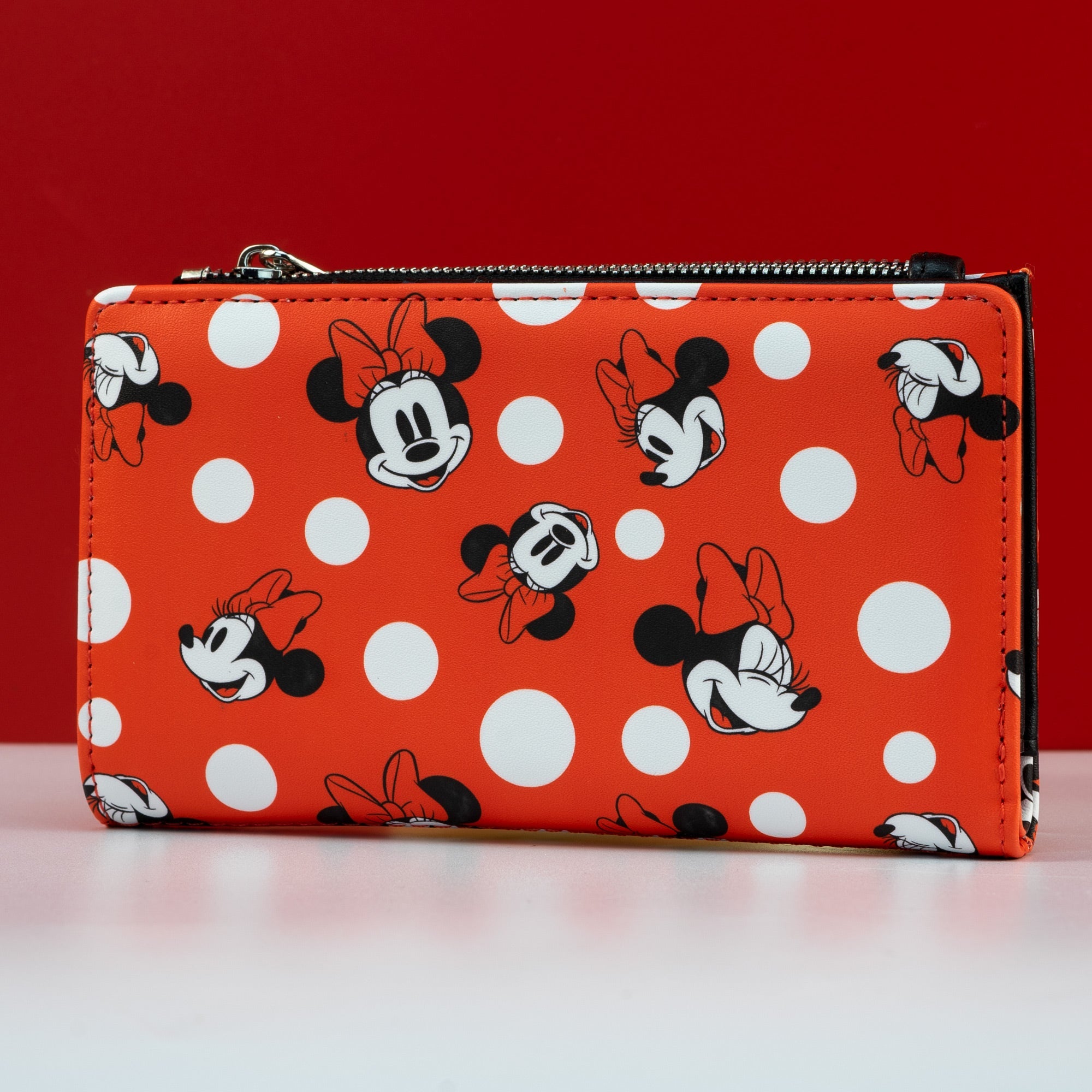 Loungefly x Disney Minnie Mouse Red Polka Dot AOP Purse - GeekCore