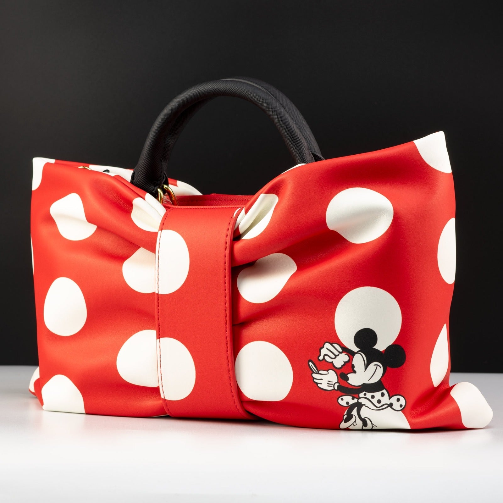 Loungefly x Disney Minnie Mouse Rocks The Dots Bow Crossbody Bag - GeekCore