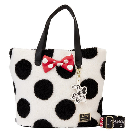 Loungefly x Disney Minnie Mouse Rocks The Dots Tote Bag - GeekCore