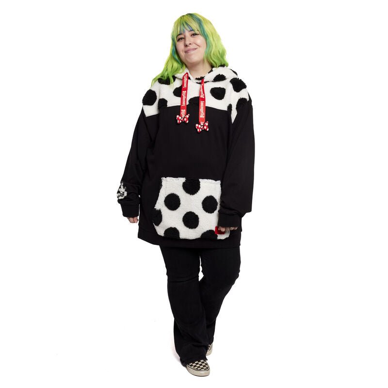 Loungefly x Disney Minnie Mouse Rocks The Dots Unisex Hoodie - GeekCore