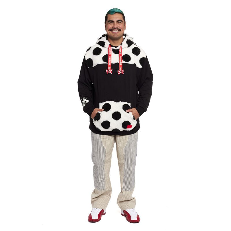 Loungefly x Disney Minnie Mouse Rocks The Dots Unisex Hoodie - GeekCore