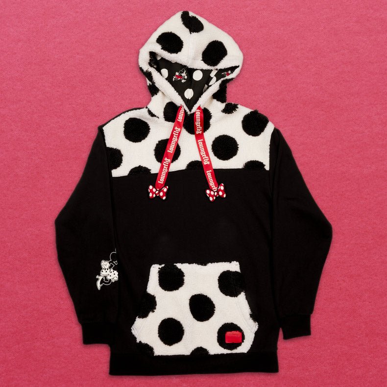 Loungefly x Disney Minnie Mouse Rocks The Dots Unisex Hoodie - GeekCore