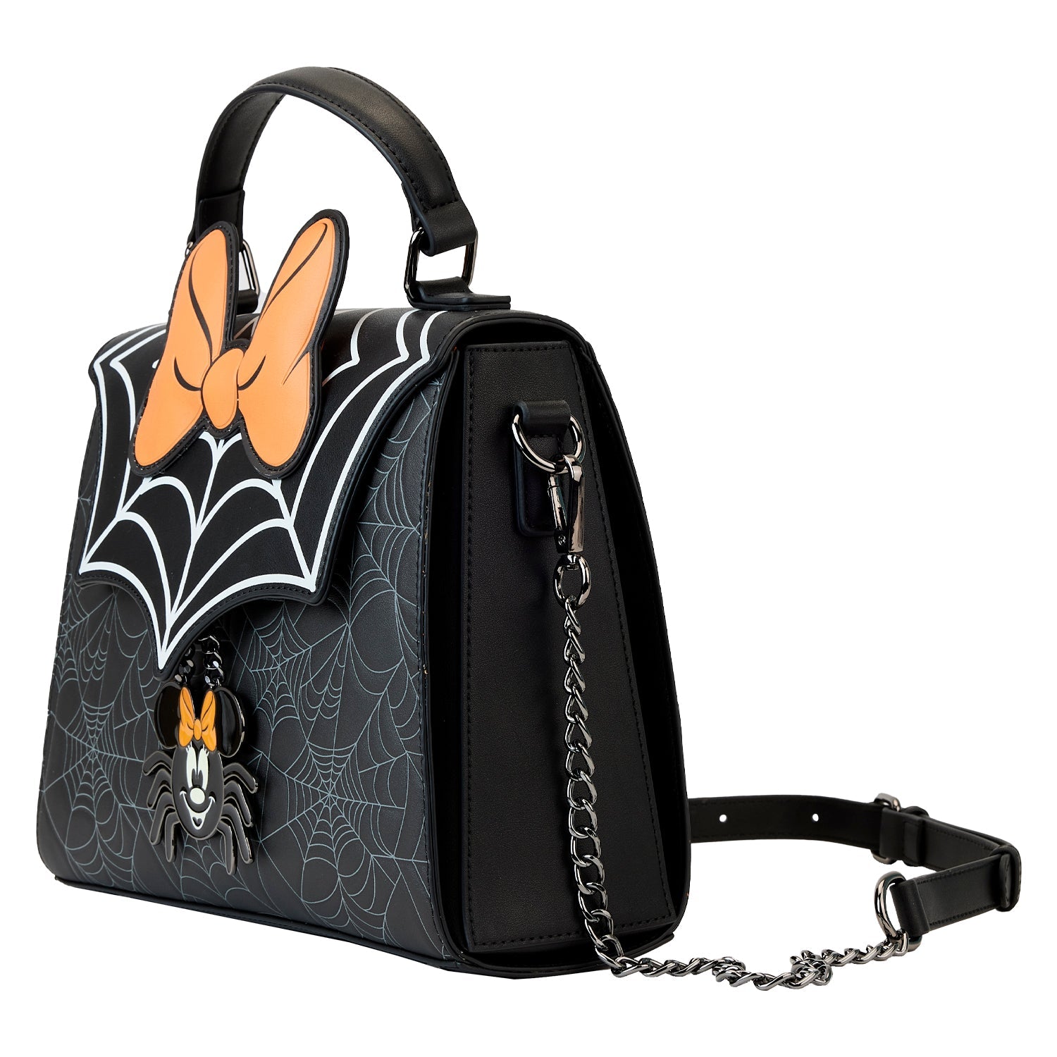 Loungefly x Disney Minnie Mouse Spiderweb Crossbody Bag - GeekCore