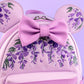 Loungefly x Disney Minnie Mouse Wisteria Floral Scented Mini Backpack - GeekCore