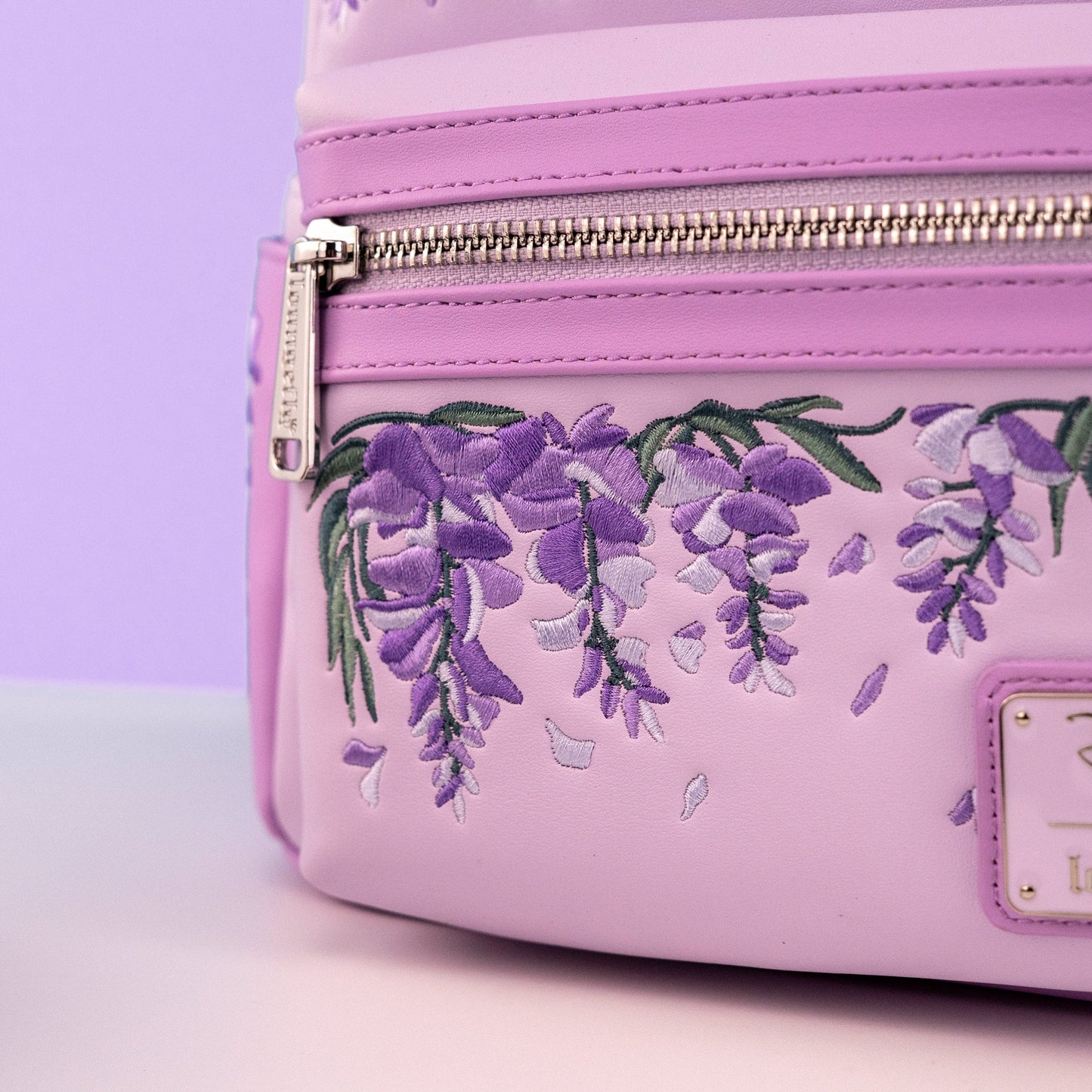 Loungefly x Disney Minnie Mouse Wisteria Floral Scented Mini Backpack - GeekCore