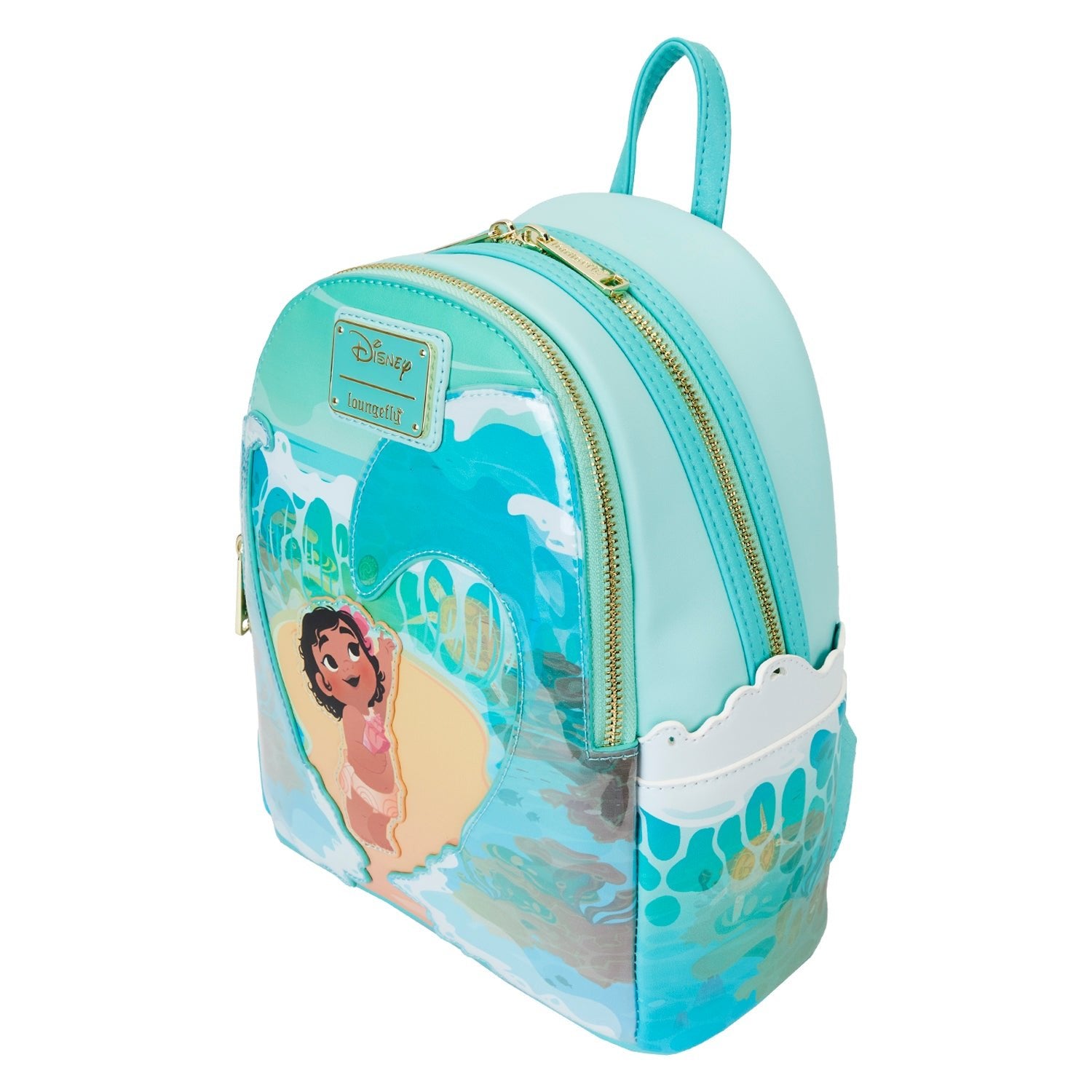 Loungefly x Disney Moana Ocean Waves Mini Backpack - GeekCore