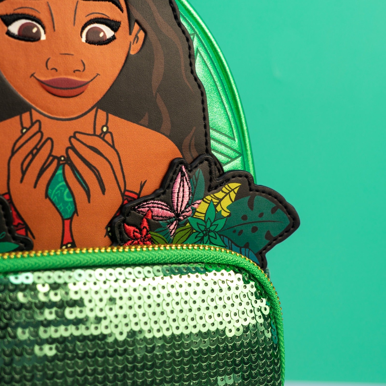 Loungefly x Disney Moana Sequin Mini Backpack - GeekCore