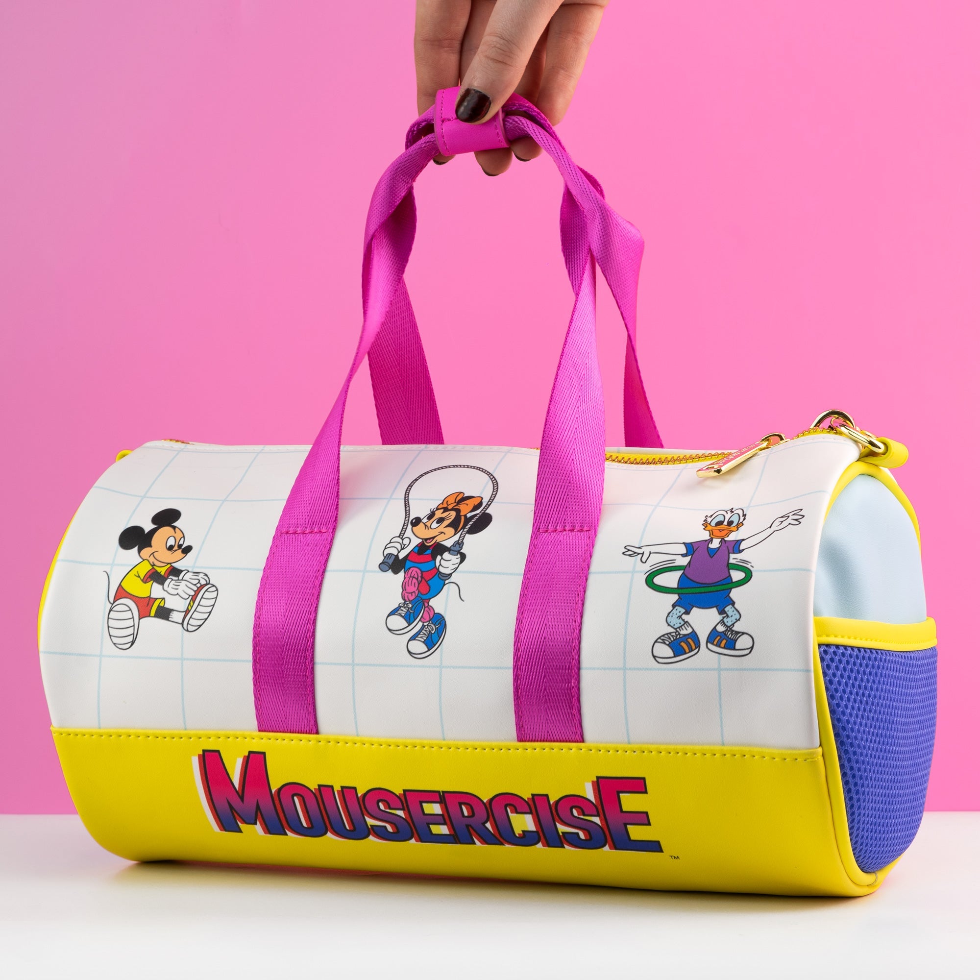 Loungefly x Disney Mousercise Duffle Bag - GeekCore