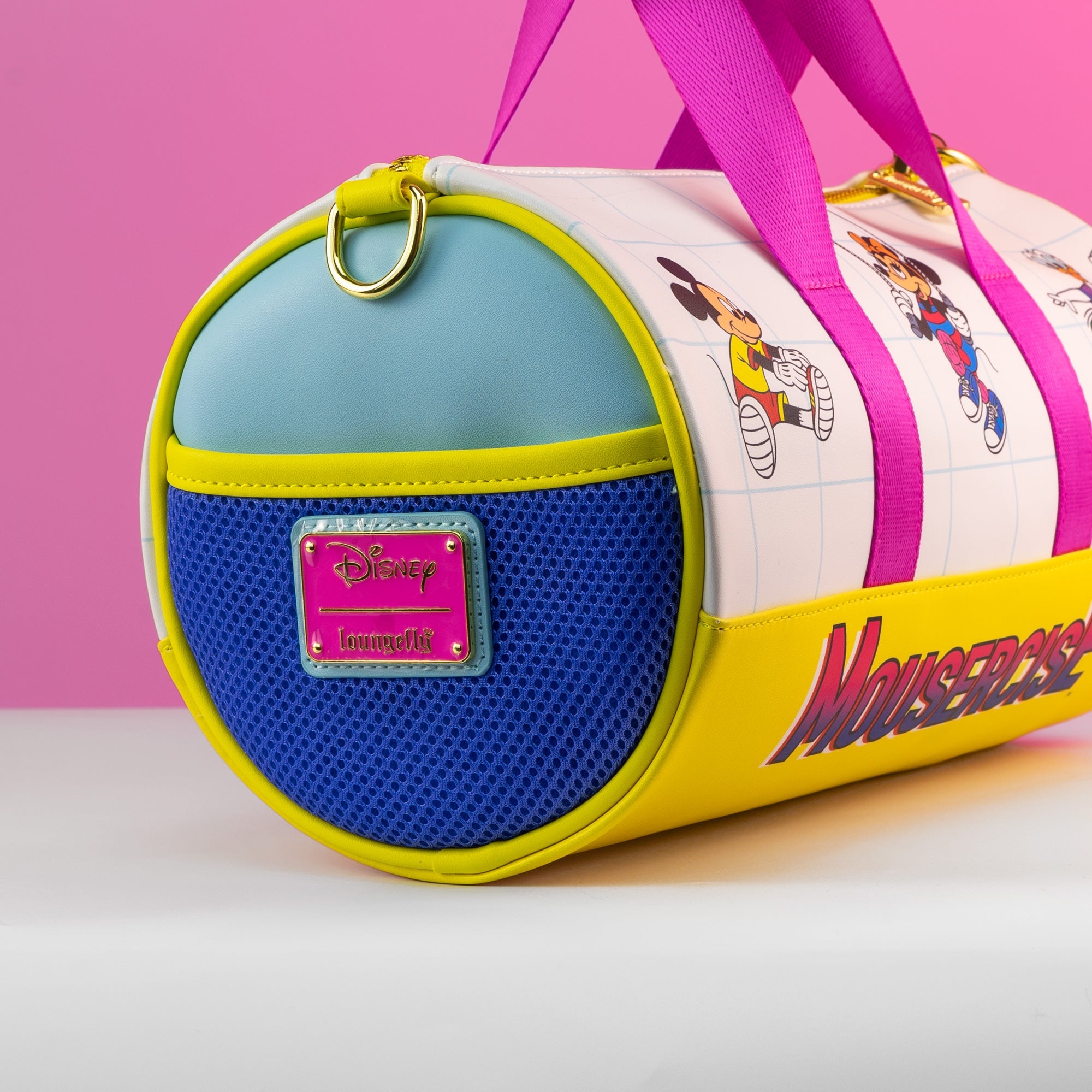 Loungefly x Disney Mousercise Duffle Bag - GeekCore