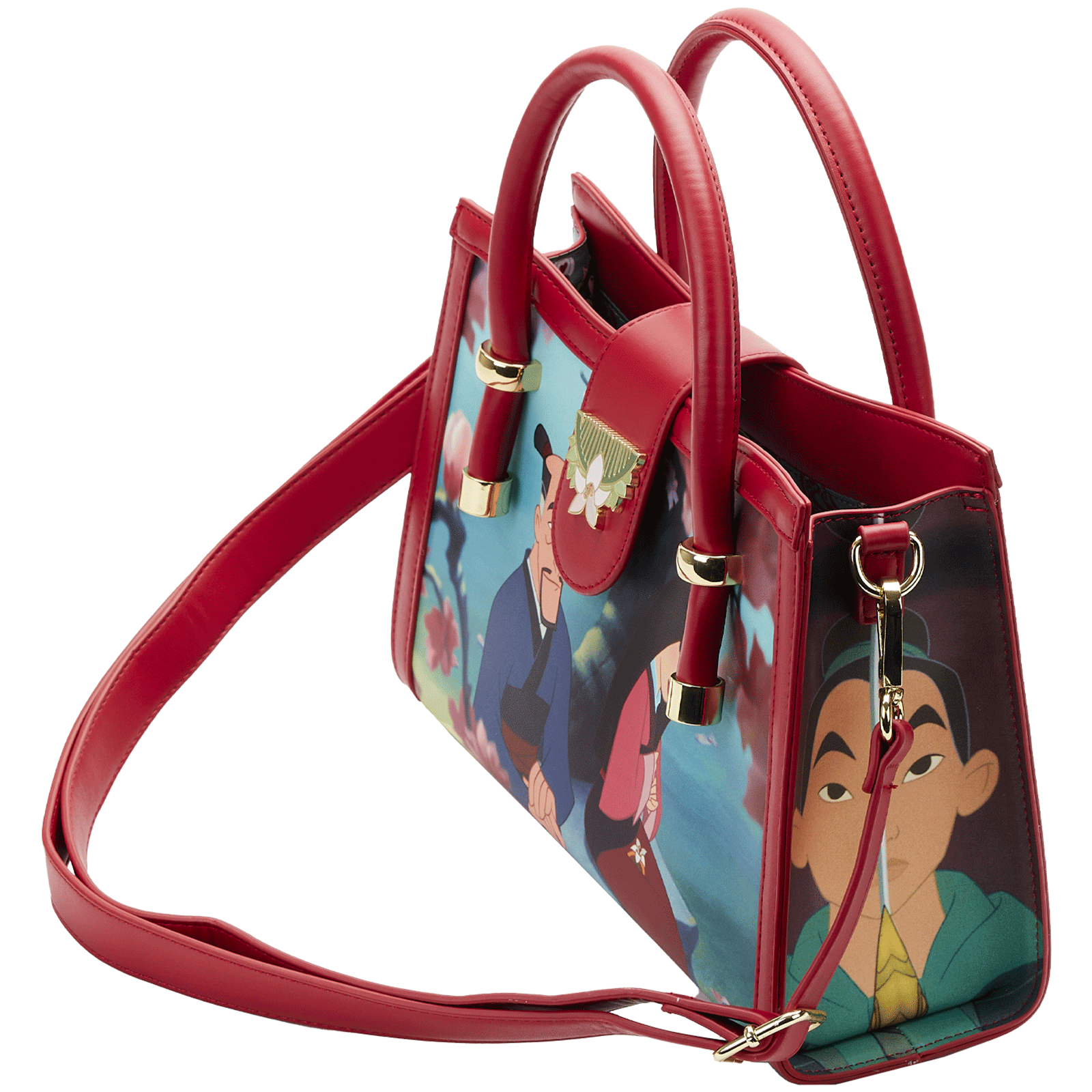 Loungefly x Disney Mulan Film Scenes Crossbody Bag - GeekCore