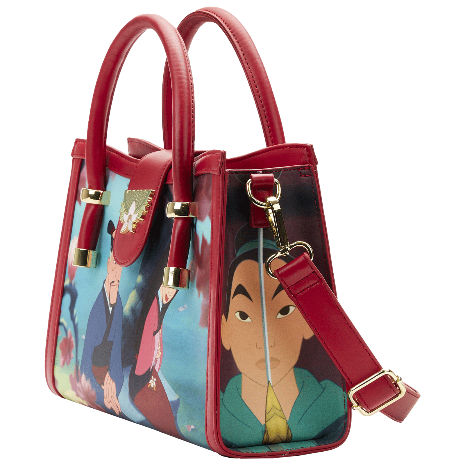 Loungefly x Disney Mulan Film Scenes Crossbody Bag - GeekCore